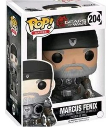 Funko Pop Gears Of War Marcus Fénix #204 Vaulted (Usado)