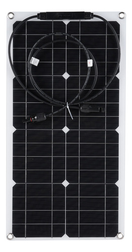 Bx Kit De Panel Solar Portátil De 25 W Y 16 V Con Conector