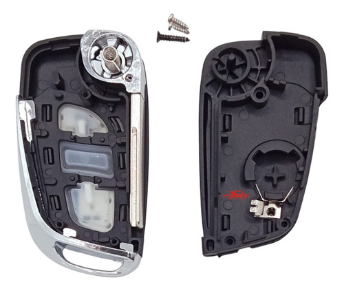 Carcaça De Chave Peugeot Partner 206-207-307-406 -
