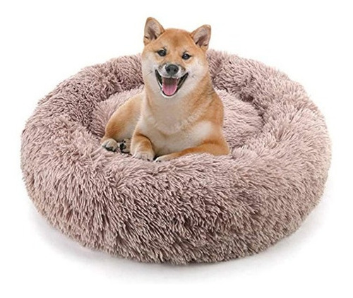 Noyal Donut Dog Cat Bed, Cojin De Felpa Suave Para Mascotas