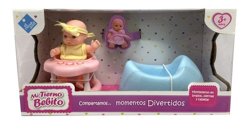 Mi Tierno Bebe Con Aceesorios El Duende Azul Tm1 7143 Ttm