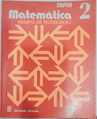 Libro Matematica 2 Tapia Cuadernillo Actividades Buen Estado (Usado)