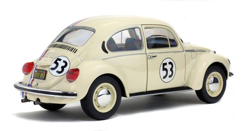Miniatura Fusca Herbie 53 1963 Tributo Filme Se Meu Fusca Falasse 1968 1:18 Solido