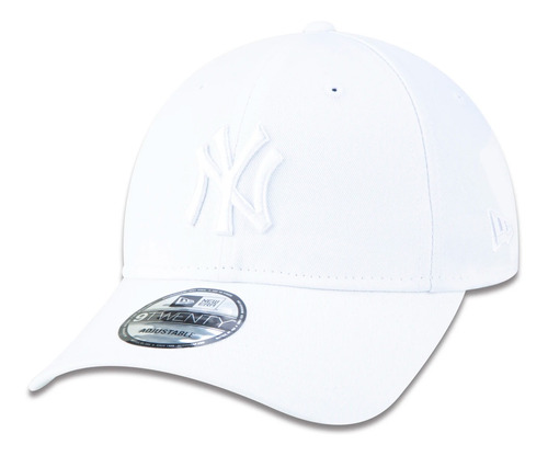 Boné New Era Aba Curva Mlb New York Yankees Branco