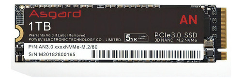 SSD Asgard 1er Terabyte y 3.0 M.2 NVME