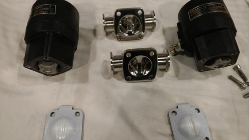Valvula A Piston Para Proceso Alfa Laval Saunders Clamp (Usado)