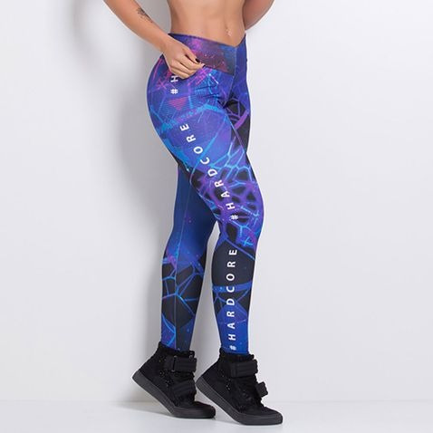 Calça Fitness Sublimada #hardcore Lg246