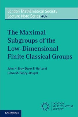 Libro The Maximal Subgroups Of The Low-dimensional Finite...