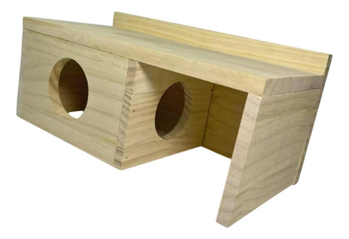 Casa De Madera Para Hámster, Cabaña De Madera Con A