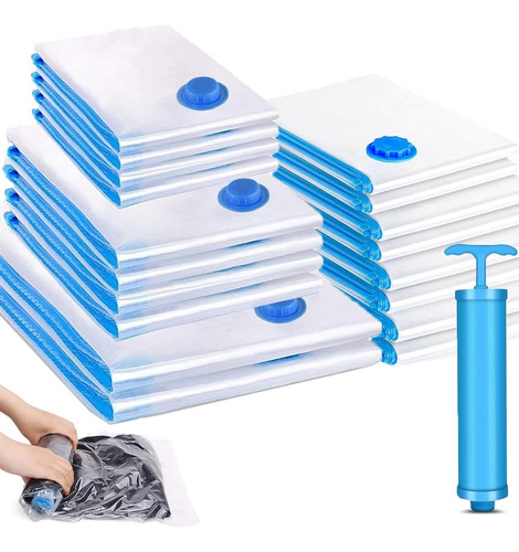Bolsas De Almacenamiento Al Vacío, 11 Pack Reutilizables