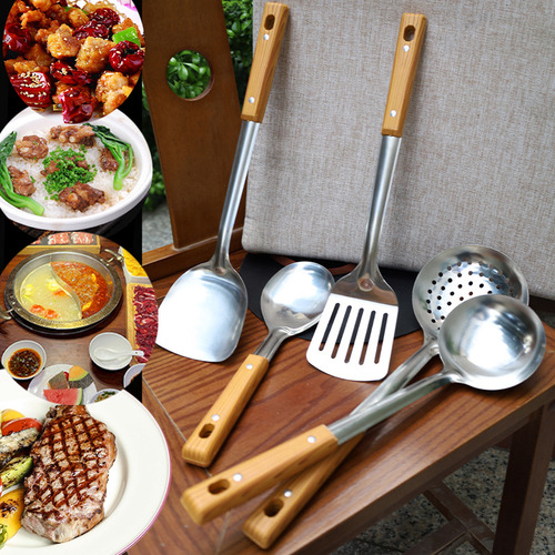 Juego De Utensilios De Cocina De Acero Inoxidable De 5 Piezas Heaimo