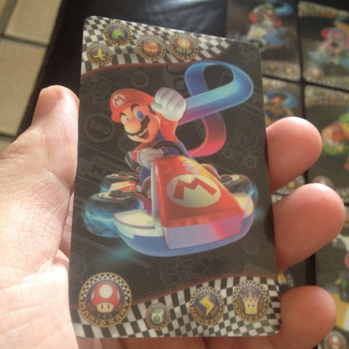 Amiibo 20 Cards Mario Kart - Mario Maker - Melhor Qualidade