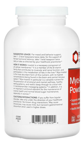 Myo-inositol Pó Protocol 454 G Puro Importado