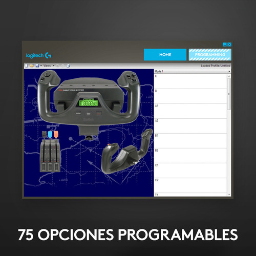 Sistema Logitech G Saitek Pro Flight Simulador Profesional