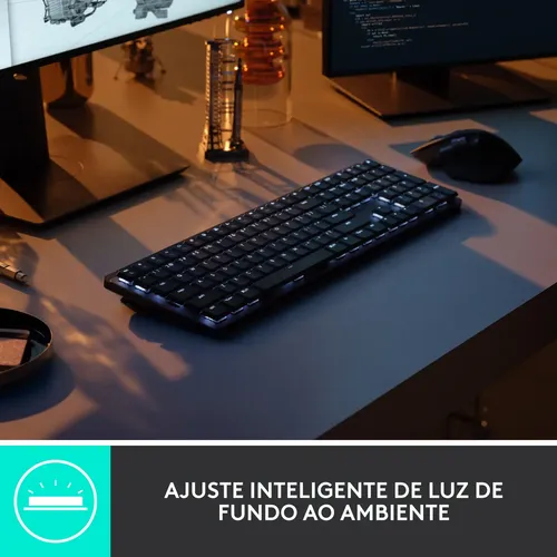 Teclado Mecânico sem fio Logitech MX Mechanical | Parcelamento sem