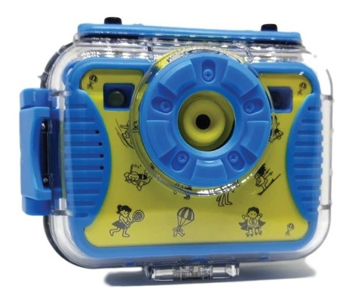 Cámara Deportiva Kids Kanji 4gb Rotativa Sumergible Lh Ahora