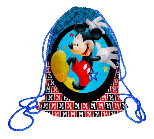 100 Morralito Dulcero Bolo Fiesta Infantil Mickey Y Minnie