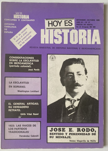 Hoy Es Historia Nº 17, José E Rodó, General Artigas, Cr02