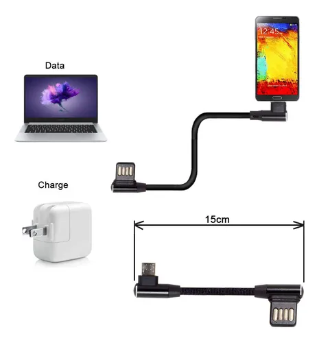 Cy Micro Usb 5pin A Izquierda Derecha Angulo 90 Grados Usb 2