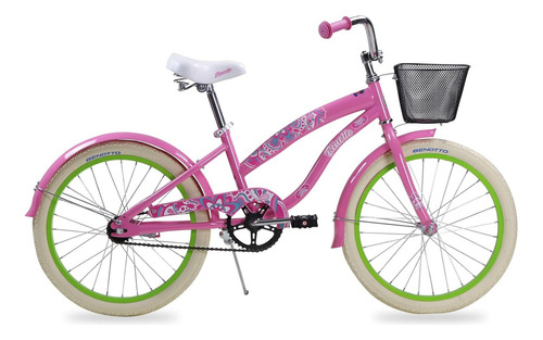 Bicicleta Cross Layla R20 1v. Niña Acero Rosa Benotto