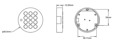 Cerradura Digital Muebles Cajones Packx3 Tekno Mini S021 *cu