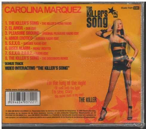 Cd - Carolina Marquez / The Killer's Song