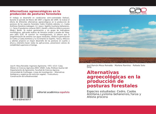 Libro: Alternativas Agroecológicas Producción Postu