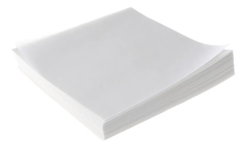 Papel Antigrasa O Papel  Mantequilla Blanco. 250 Unidades 