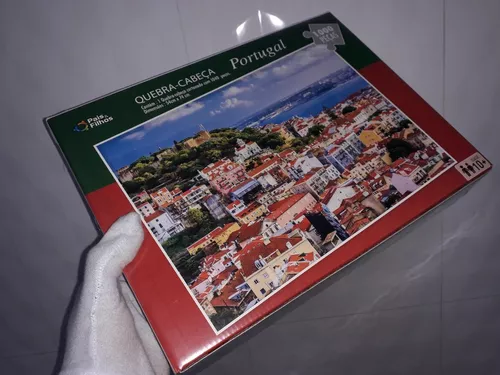 Quebra Cabeça Portugal Cidade Lisboa Puzzle 1000 Peças – Quinzinho  Brinquedos