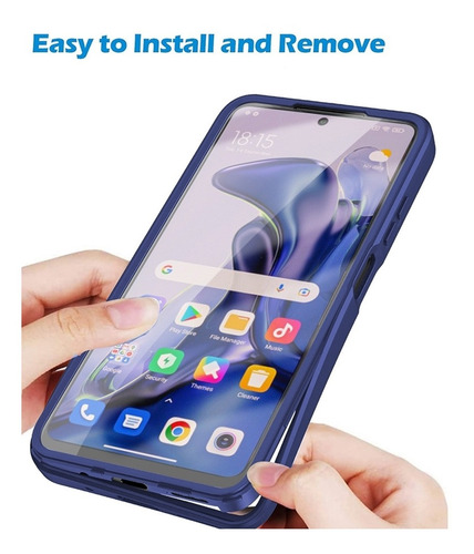 Imagen 6 de 10 de Funda De Teléfono Acrílico+tpu Para Xiaomi Mi 11t/11t Pro