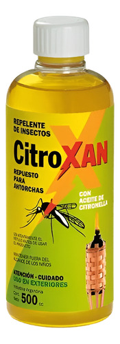 Citroxan Aceite De Citronella Repelente Mosquitos 500 Cc