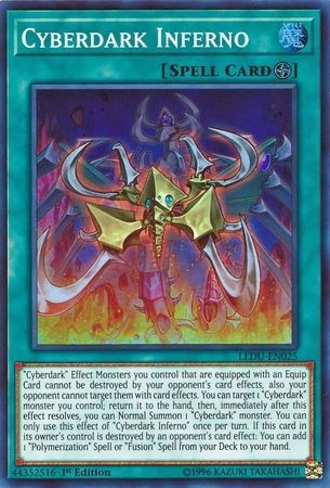 Infierno Ciberoscuro Super Raro Yugioh