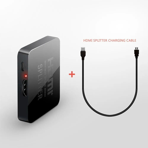Imagen 4 de 9 de Splitter Hdmi 4k 1080p Divisor De Señal Hdmi Lcd Led Energia