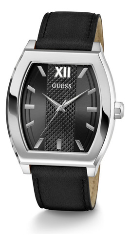 Reloj Guess Punctual Analógico Hombre 4.2cm Silicona Negro