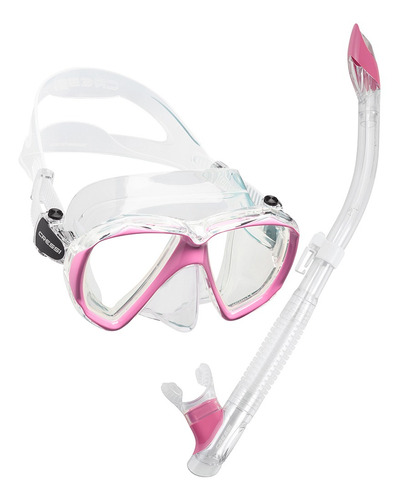 Kit de buceo Cressi Ranger & Tao Pink con máscara y respirador