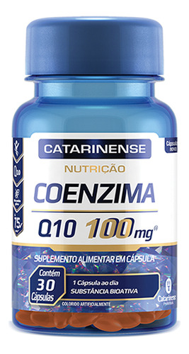 Coenzima Q10 - Catarinense 100mg 30 Cp