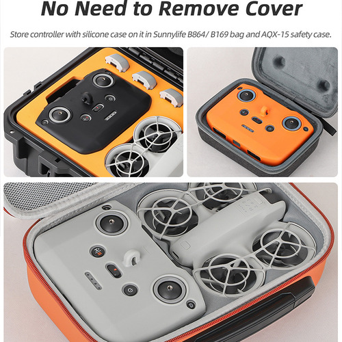 Wrj Funda De Silicona For Dji Neo/mini4pro Rc-n3/2/1