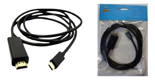 Cable Tipo C Macho A Hdmi Macho, 1.80 Mts Generico