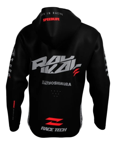 Campera Rompeviento Radikal Zero Negra-al Motors Online-