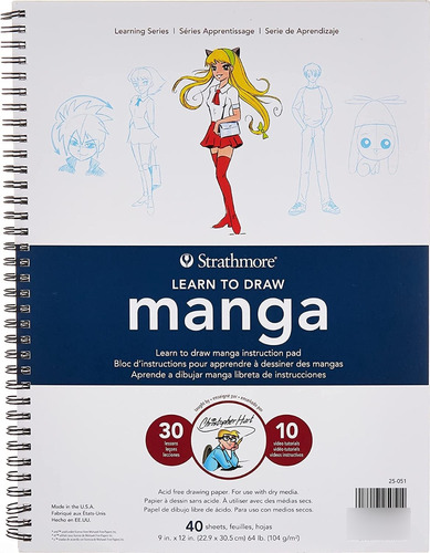 Cuaderno Dibujo Strathmore [ 23 X 30 Cms ] Dibujo Manga Bloc