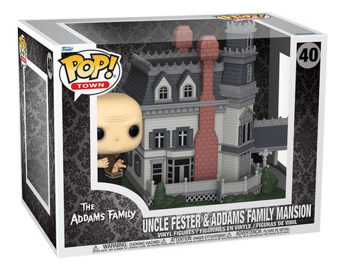 Funko Pop Town: Los Locos Adams - Tio Lucas Con Mansion