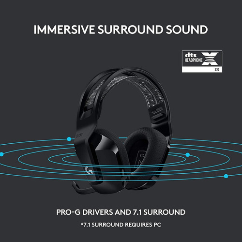Auriculares Gamer Logitech G733 Negro