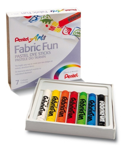 Gis Pastel Para Tela Caja Con 7 Piezas Pentel