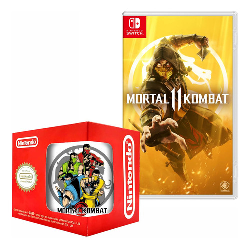 Mortal Kombat 11 Nintendo Switch Y Taza 1