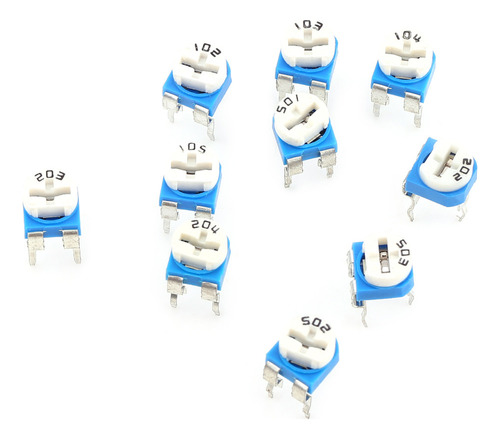 Para 100 Unidades, 10 Valores, 500 Ohmios-1 M Ohm,