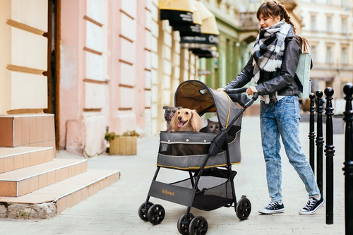 Imagen 10 de 10 de Cochecito Carrito De Ibiyaya Cloud 9 Paseo Mascotas 20 Kg