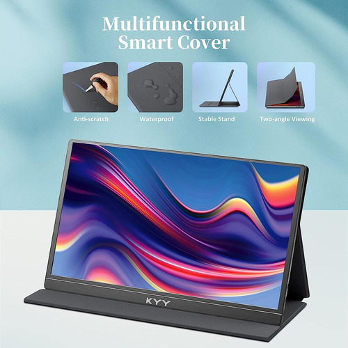 Monitor Portátil Kyy, 15.6'' 1080p, Fhd, Usb-c, 60 Hz