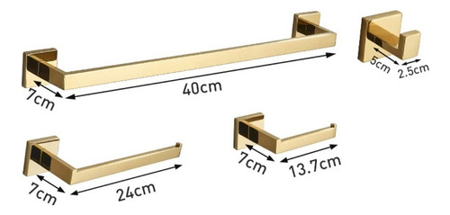 Set Ducha Cuadrada Pared Embutir +cascada+bidet Y Accesorios