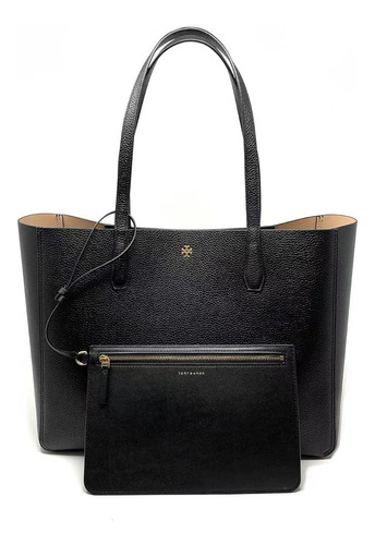 Bolso Tote Tory Burch Blake En Negro