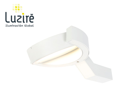 Lampara De Pared Luzire Lu0455-led/bl Dirigible Color Blanco